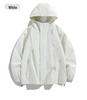Unisex Waterproof Windbreaker Jacket for Outdoor Sports - Spring/Autumn, Plus Size Available