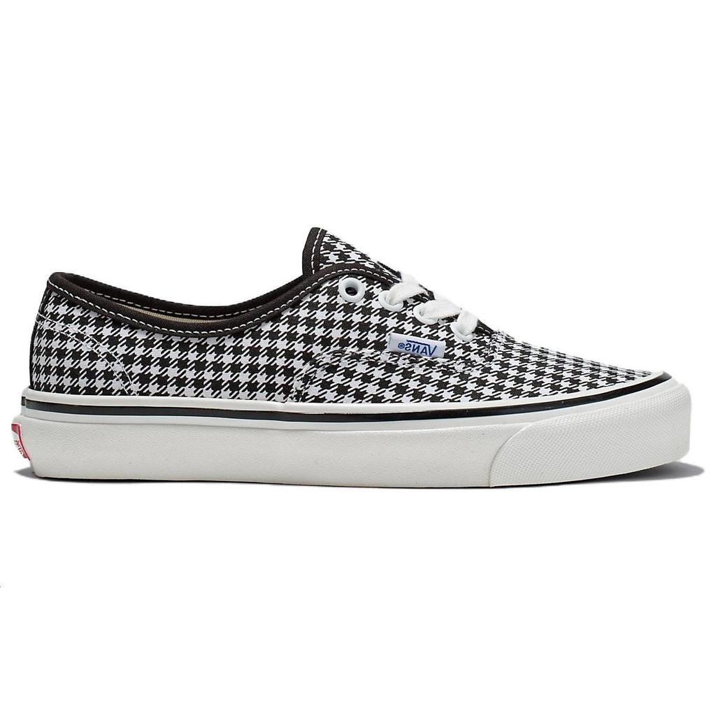 Vans Autêntico 44 DX Anaheim Factory - OG Houndstooth Tênis Unissex Creme Marshmallow Preto VN0A4BVYYER