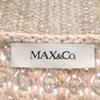 MAX&CO Glitter Zip Jacket M Pink Blouson Women Used