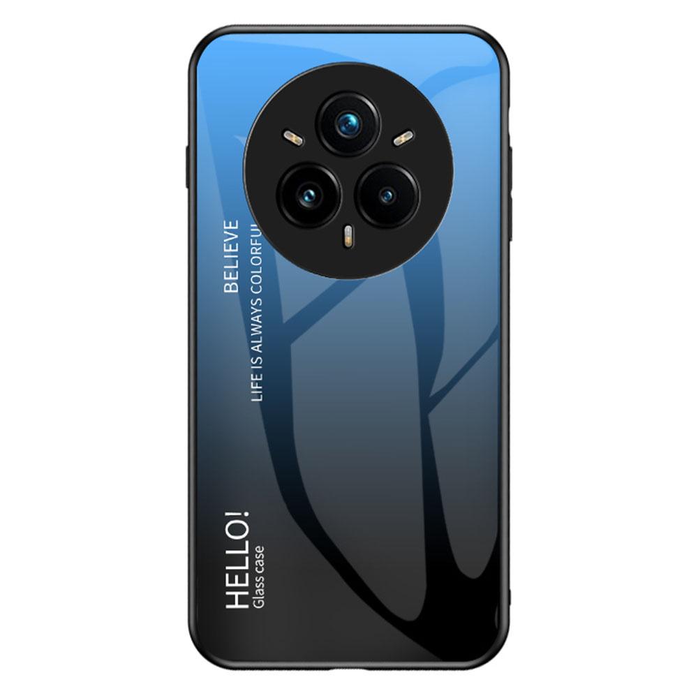 For Realme 14 Pro+ 5G Case Anti-Scratch Tempered Glass+PC+TPU Phone Cover