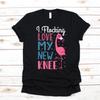 Funny New Knee Surgery T-Shirt, Flamingo Knee Replacement T-shirts, Women Tees,T-shirt, Tank Top, T-shirts