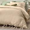 Yard Mallow Tie Detail Cotton Bow Duvet Cover Set