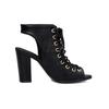 Fashion Fashion Womens Shoes 2025 Large Size Open Toe High Heel Sandals Suit Female Beige Luxury Velvet Big Boot Peep High-heeled Black
