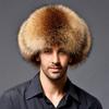 Winter Keep Warm Imitation Fur Hats Women Men High-end Warm Black Fox Fur Natural Raccoon Fur Hat Windproof Russian Ushanka Hats