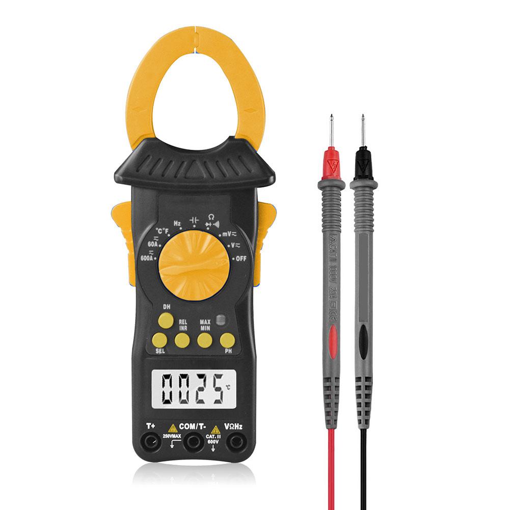 High Accuracy Digital Clamp Meter Auto Range Multimeter AC DC Current Tester Auto-Ranging Clamp Meter 19.3x7.3cm