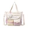 Nylon Tote Bag For Women With Zipper Closure For Casual Travel And School