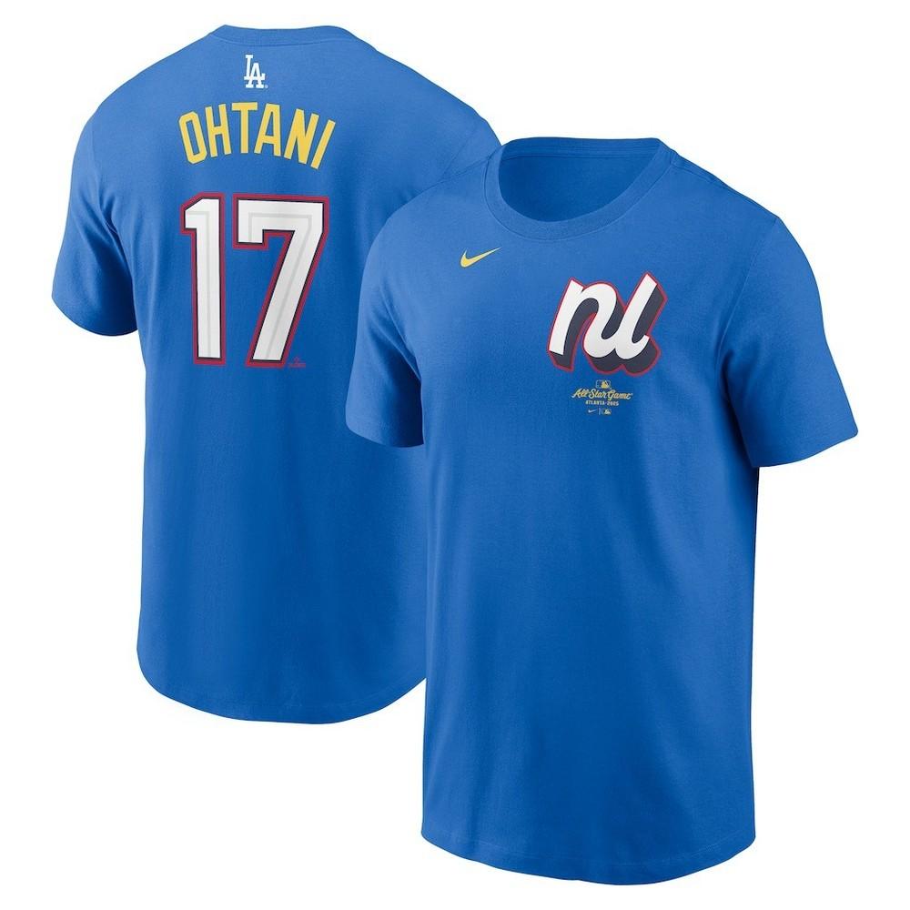 National League Ohtani Royal 2025 All-Star Edition Name Number T-Shirt Reprint Unisex T-Shirt XL