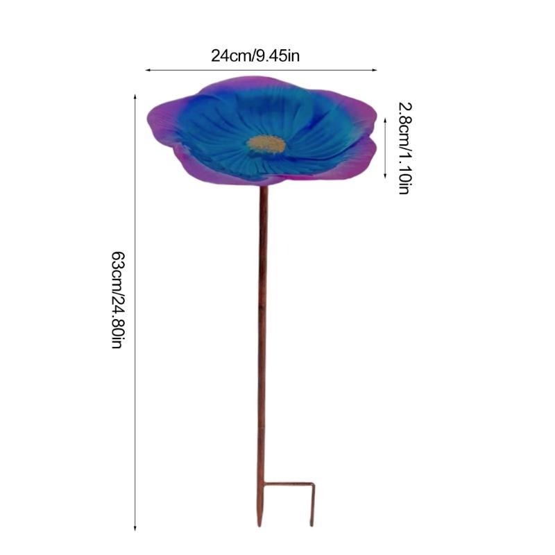 Outdoor Bird Bath Feeder Stand Adds Aesthetic to Gardens Courtyards Lawns