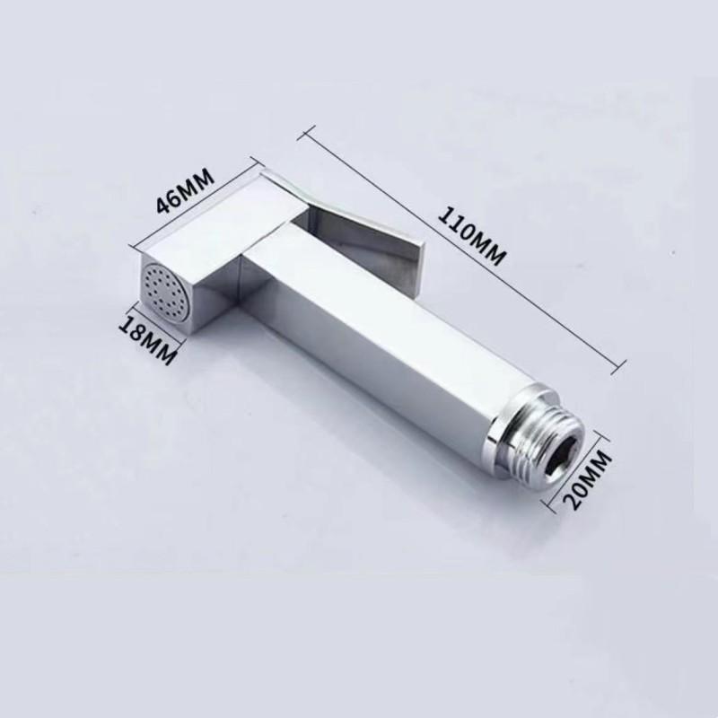 Brass Bidet Faucet Gold/Gun Grey Handheld Toilet Bidet Sprayer Hygienic Set Shower Toilet Single Cold Water Tap Self Cleaning