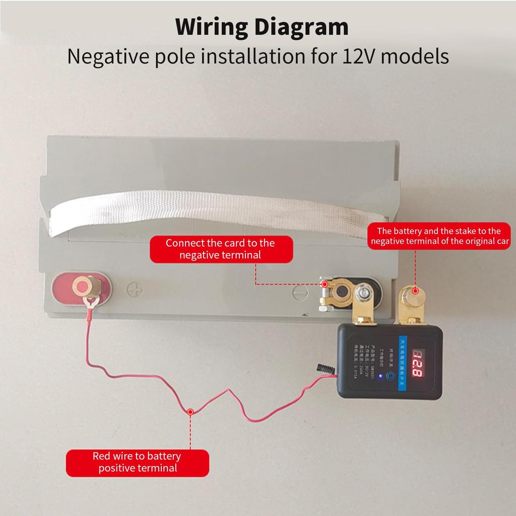 Remote Battery Disconnect Truck - Remote Car Battery Cut Off,