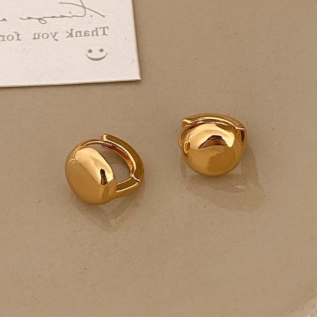 PONYKISS Минималистичные круглые винтажные серьги-кольца из стерлингового серебра для женщин, легкая роскошь, тонкие геометрические аксессуары