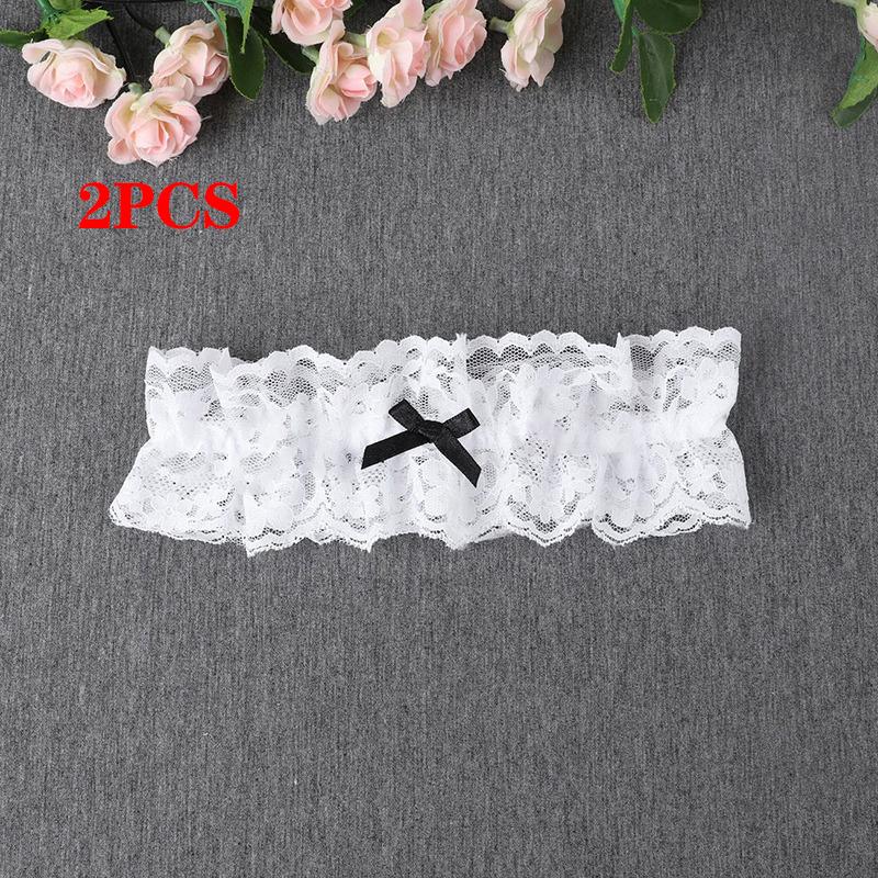 Women Bow Leg Ring Sexy Lingerie Lace Garter Belt Bowknot Leg Loop Wedding Garters Bridal Cosplay Fashion Stocking Thigh Ring