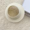 Elegant Woven Doll Accessory 17Cm Open Top Summer Hat Portable For Fashionable Outfit Pairing