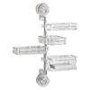 Suction Cup Storage Holder Soap Box Strong Load-bearing Multi-layer Design