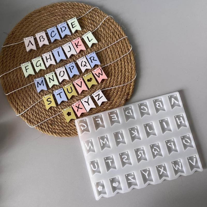 28 Cavities Letter Silicone Mold Food Grade Silicone Baking Mould For Making Soap Chocolate Christmas Decorations