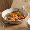 Changbaosen 11-inch Kiln-Glazed Ceramic Baking & Serving Dish