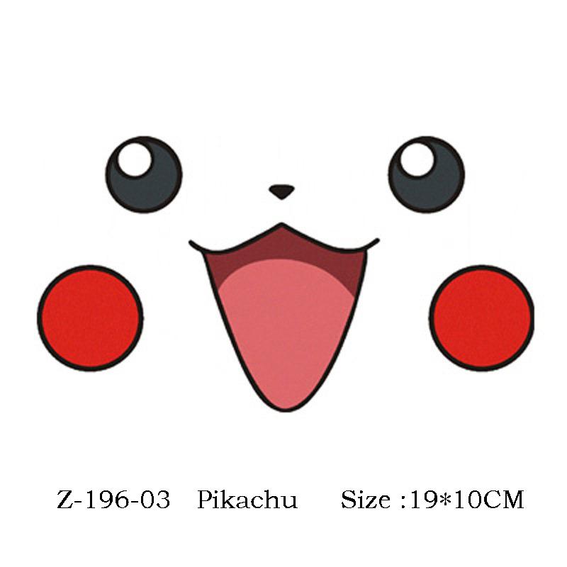 Kawaii Pokemon Pikachu Araba Çıkartmaları Karikatür Stilinde Su Geçirmez Otomatik Cam Sürüş Aynası Çıkartmaları Araba Ön Cam Süslemeleri