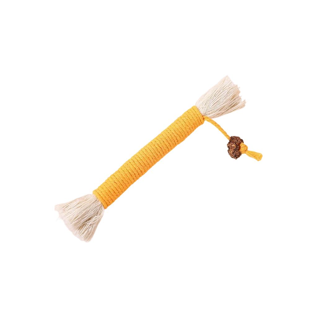 Cats Chew Rope Toy With Gall , Teeth Cleaning & Self-Entertainment Cats Teaser, Soft Cotton Rope Interactive Cats Toy For Indoor Cats