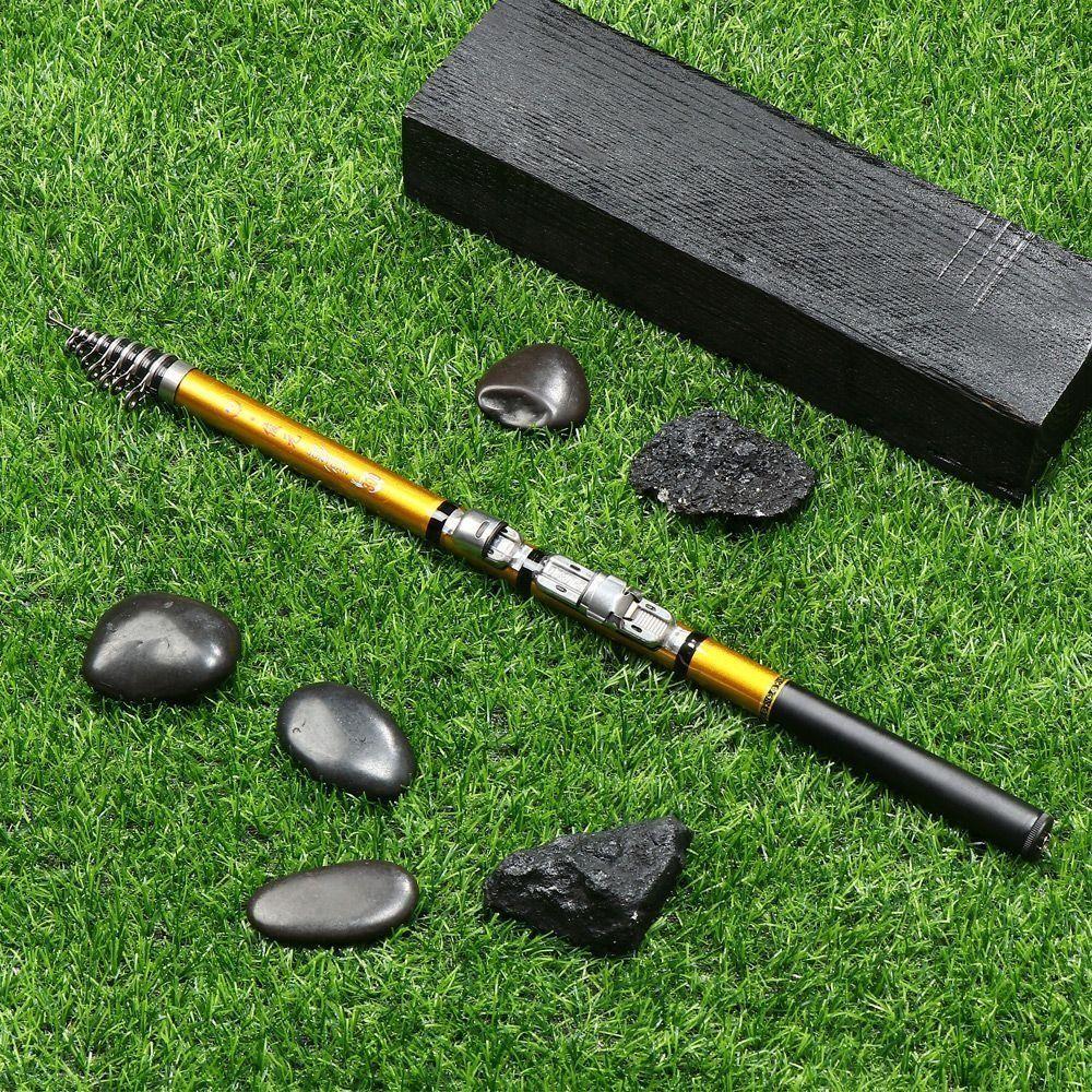 1.5/1.8/ 2.1 /2.4 /2.7 /3m Telescopic Fishing Rod Telescopic Spinning Retractable Carbon Material Fishing Rod