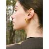 Yhpup Stainless Steel Flower Stud Earrings Gold Silver Color PVD Plated Fashion Ear Jewelry Charm Personality Bijoux for Women