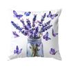 Home Decor Lavender & Home Sweet Decorative Pillows Pattern Cushion Cover Suitable for Sofa Bedroom Car Pillow Cover