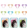 Cartoon Bear Ears Headband Bows Tie Mini Skirt Fashionable Soft Fabric Hair Accessory for Women and Kids
