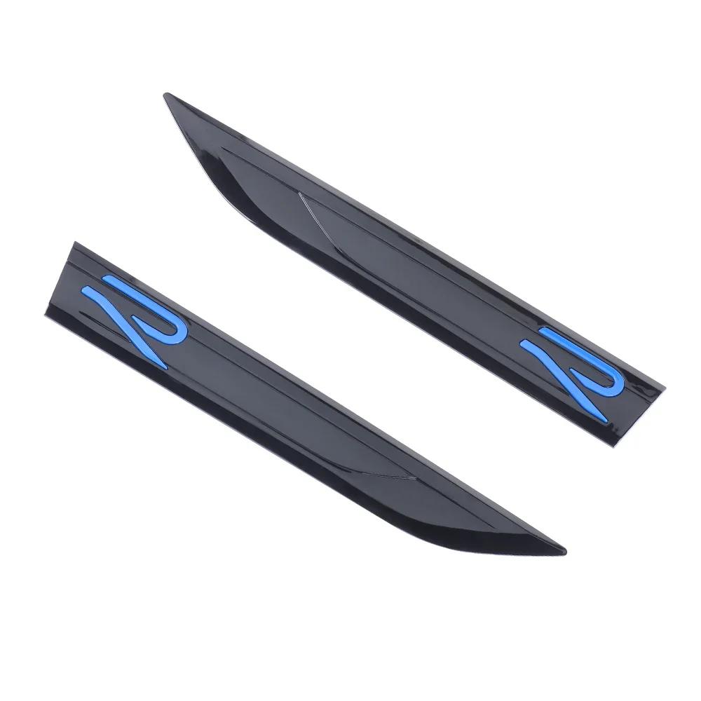 BPF1 2025 Hot 2Pcs ABS Logo Car Wing Right & Left Side Badge Fender Sticker For Volkswagen Polo GTI Bora Rline Jetta Golf 7 8 Tiguan Lu2