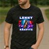 Ροκ Τραγουδιστής Lenny Kravitz σε στυλ Grunge Καλοκαιρινό Y2K Κοντομάνικο Ανδρικό και Γυναικείο Με στρογγυλή λαιμόκοψη Άνετο T-shirt