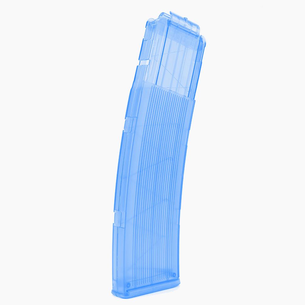 22 Dart EVA Soft Bullet Clip Darts Plastic Gun Toy Cartridge Holder (Blue)