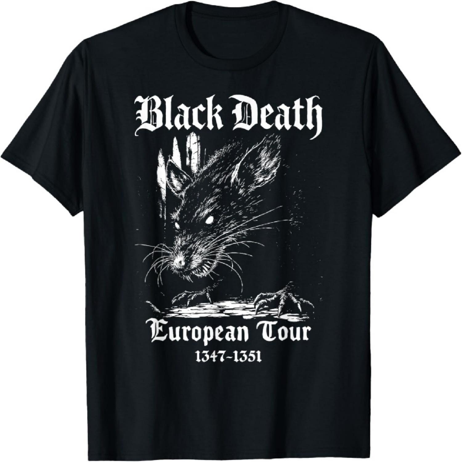 

Чума Средневековая Крыса Готическая Эстетика История Футболка XXXXXL чёрный