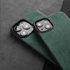Θήκη Κινητού Αλκαντάρα Μονόχρωμη για IPhone 17 Pro Max 17air 16 Pro 16E 15 Plus 14 13 12 Mini 11 XS XR Σουέτ Δέρμα Σκληρό Κάλυμμα