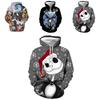 Nightmare Before Christmas 3d Printed Hoodie Jacket Jack Sally Costume Style