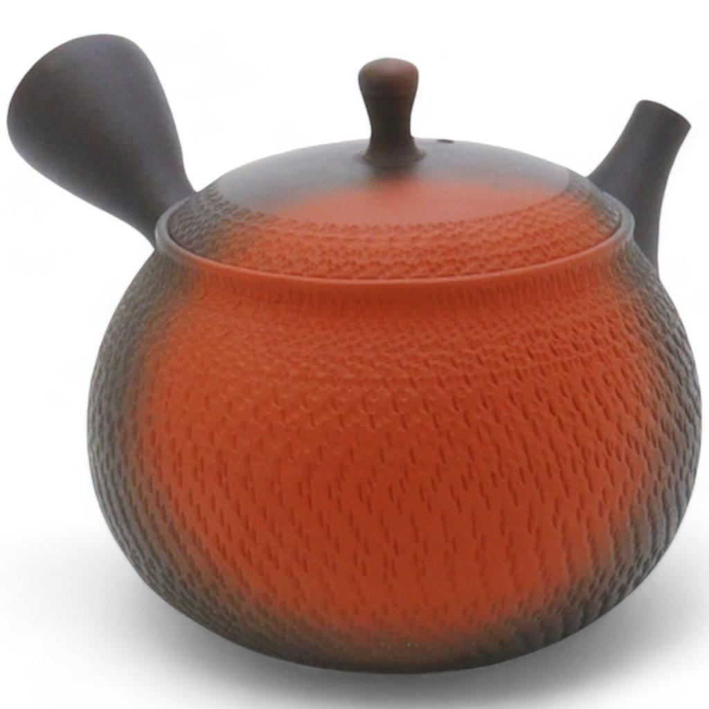 New Tea Tokoname Ceramesh with Tea Made in Japan J-kitchens Pot, Ware, Mesh, Strainer, 390cc,