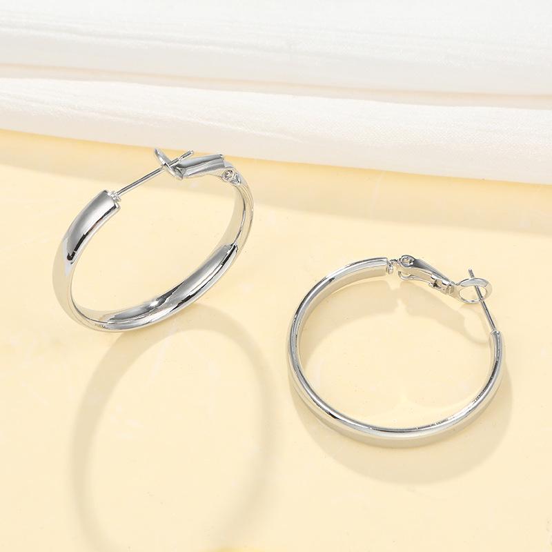 Huazi Style Zircon Stud Earrings for Women - Gold-Plated, Non-Fading Luxury Jewelry