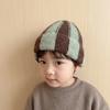 Patchwork Knitted Cap Thick Children Warm Hat Fashion Striped Beanie Hat  Autumn Winter