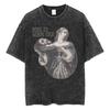Washed Vintage Born To Serve Cvnt Forced To Serve Funny Meme T-shirt Are Born To Serve Cotton Oversized T-Shirts Unisex