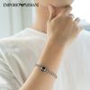 Emporio Armani Romantic Waist Series Trendy Hip Hop Stainless Steel Bracelet Men Bracelets Black EGS2911040