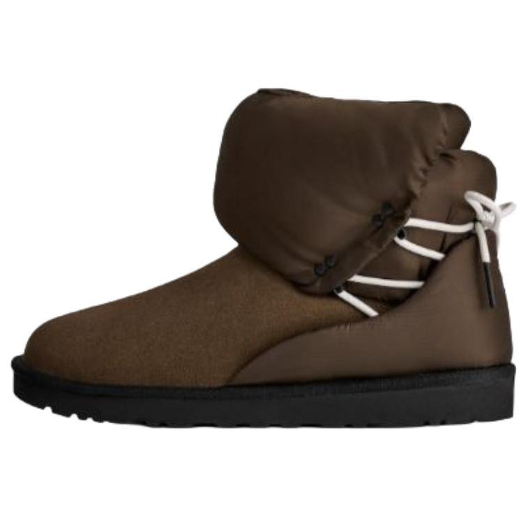 

UGG Attempt X Collaboration Cow Split Leather Casual Versatile Ankle Boots Unisex ankle boots Brown 1180170-BRN 43