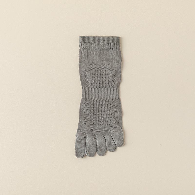 Five-finger Socks, Men's Short Socks, Summer Thin Pure Cotton Mesh Breathable Shallow-mouthed Split-toe Men's Split-toe Boat Socks