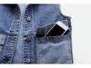 Women's Stylish Denim Sleeveless Vest - Spring/Summer 2025