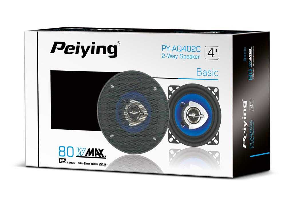 Peiying 4" Car Speakers - Powerful and Efficient