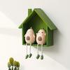 Small Houses Shelf Wood Materials Organizers Wall Mounted Designs for Home Decorative and Functional Storage Solution