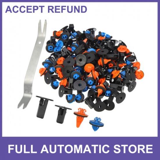 120 Pcs Retainer Fastener Clip Rivet Kit Fender Clip for Toyota 4Runner