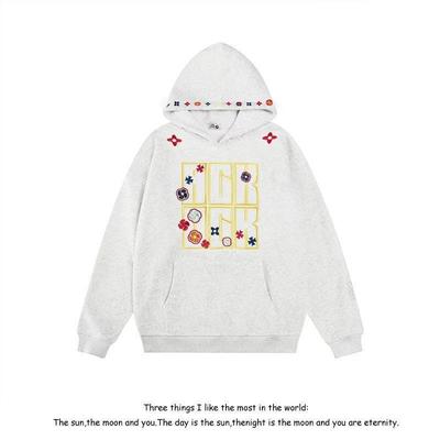 Nakışlı Rahat Kışlık Oversize Kapüşonlu Sweatshirt Erkek Kadın