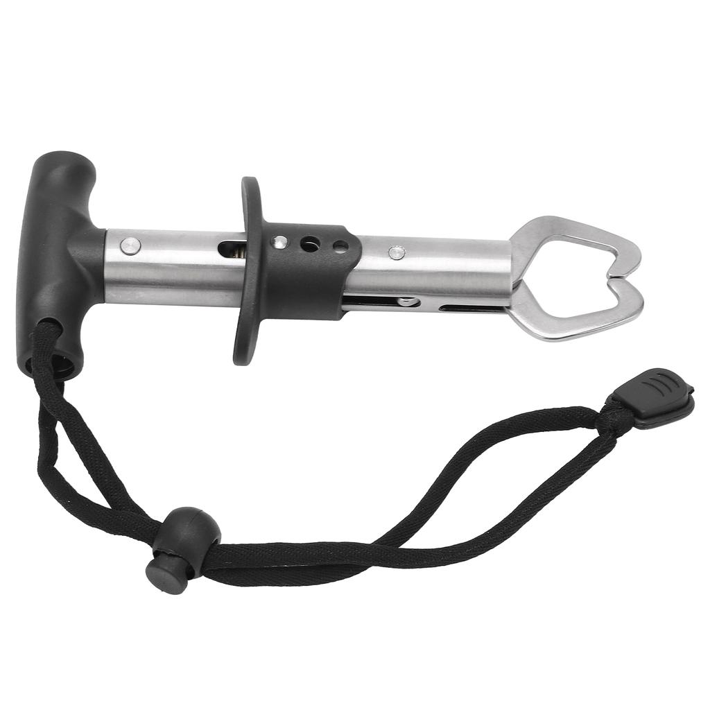 Fish Grip Lip Trigger Lock Gripper Clamp Fish Pliers Grab Stainless Steel Fishing Tool