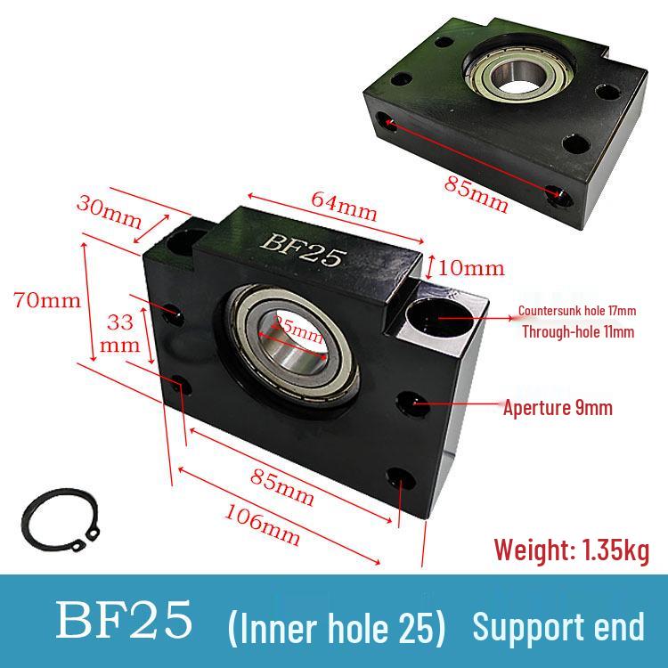 Ball Screw Support Seat for Engraving Machines: BK/BF12, 15, 20, 25 Fixing Bearing