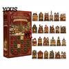 Exquisite Craft Gift Heritage Acrylic Advent Calendar, Decorative Hanging Ornament, Durable Lightweight Home Decor Blind Box for Bedroom And