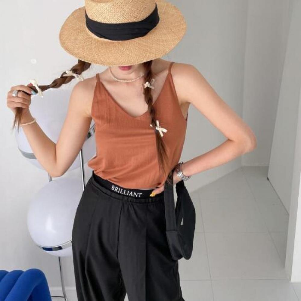 New ArriVals Open Run V Neck Pastel sleeVeless Summer Silket Bistier Women