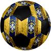 SIZE 5 Brazil National Football Team Soccer Ball Colorful All Ages Machine Stitched PVC Competition Ready Durable High-Bounce