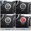 For BMW E70 E71 F25 F26 F01 F20 F21 F30 F10 Carbon Fiber Engine Start Ignition Button Cover Stickers, Interior Trim Accessories